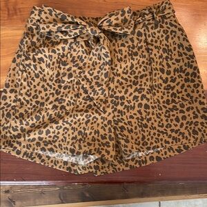 NWOT A New Day High Waist Brown and Black Shorts
